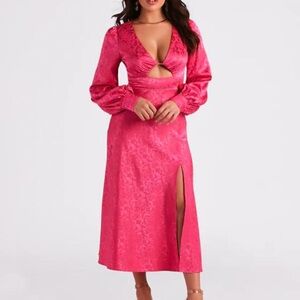 Windsor Pink Midi Dress